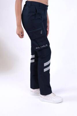 Kadın 112 Acil Sağlık Çalışanı Pantolonu Kanvas Kumaş Güncel Mevzuata Uygun - 2