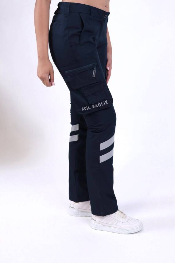 Kadın 112 Acil Sağlık Çalışanı Pantolonu Kanvas Kumaş Güncel Mevzuata Uygun - 2