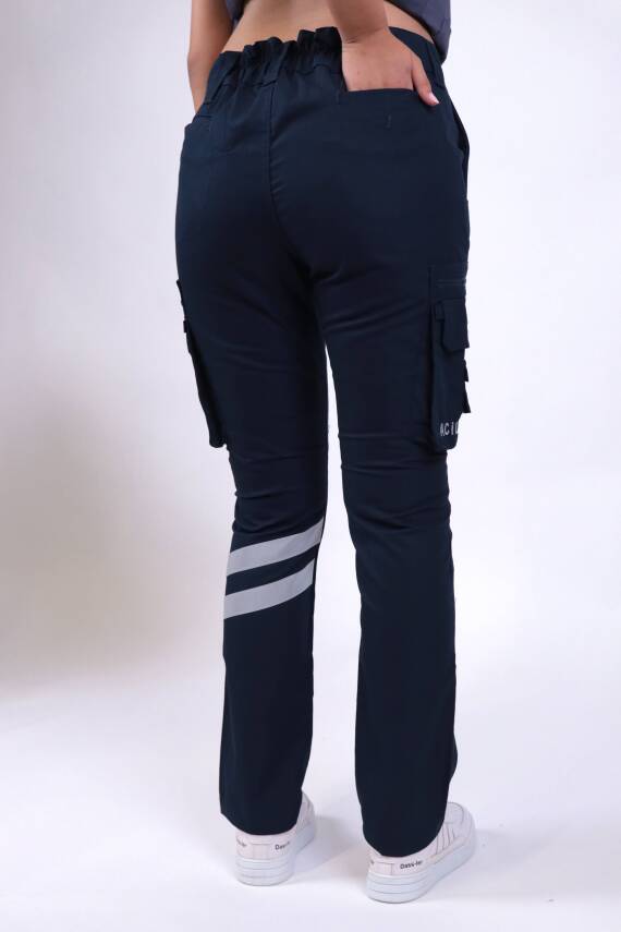 Kadın 112 Acil Sağlık Çalışanı Pantolonu Kanvas Kumaş Güncel Mevzuata Uygun - 4