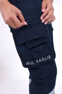 Kadın 112 Acil Sağlık Çalışanı Pantolonu Kanvas Kumaş Güncel Mevzuata Uygun - 5