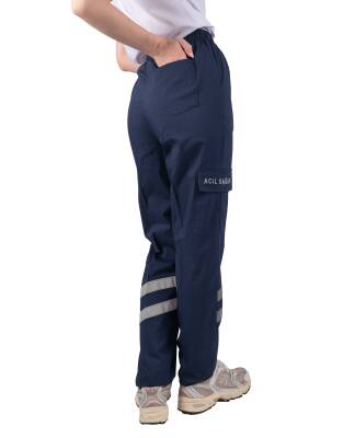 Unisex 112 Acil Sağlık Çalışanı Pantolonu İnce Kumaş Likralı - 2