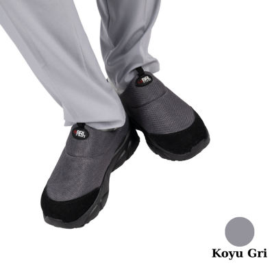 BRL CLOGS Bayan Spor Terlik Koyu Gri 