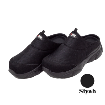 BRL CLOGS Bayan Spor Terlik Siyah 