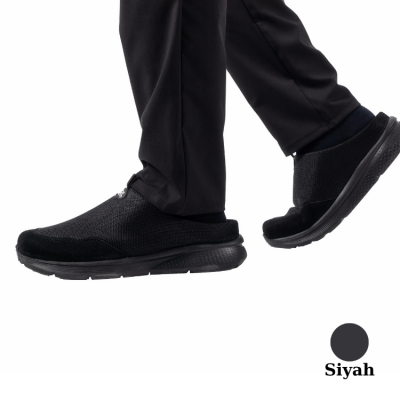BRL CLOGS Erkek Spor Terlik Siyah 
