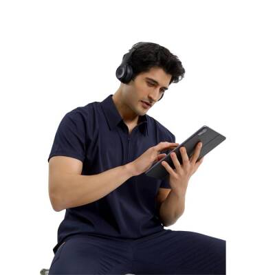  BRL MEDİZİP | TEK ÜST Likralı Unisex Doktor ve Hemşire Cerrahi Forması Lacivert - 3