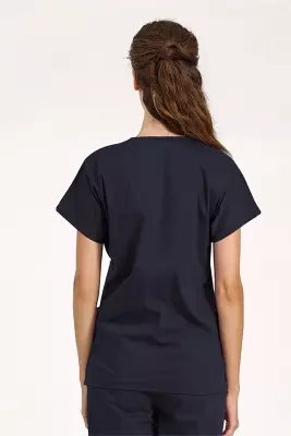 BRL Scrub | Tek Üst Likralı Unisex Cerrahi Forma Lacivert - 2