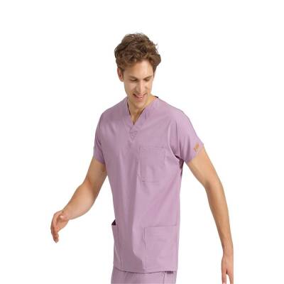 BRL SCRUBLE FLEX | TEK ÜST Likralı Unisex Cerrahi Forma Lila - 2