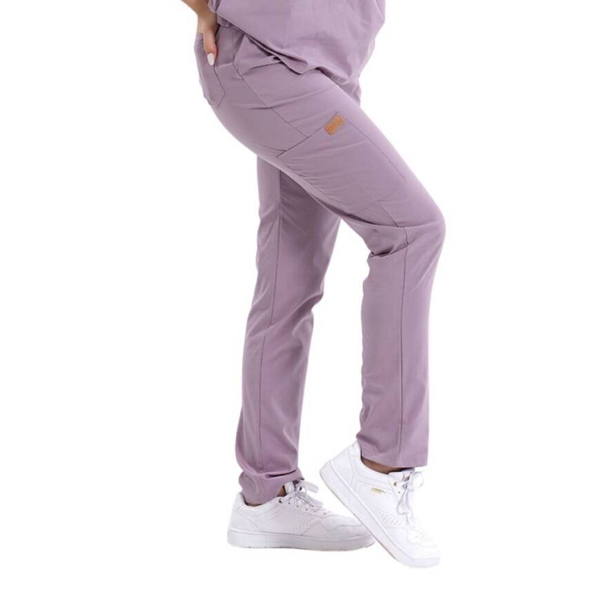 BRL SNAPS | TEK ALT Torba Cepli Doktor ve Hemşire Pantolon Lila - 1