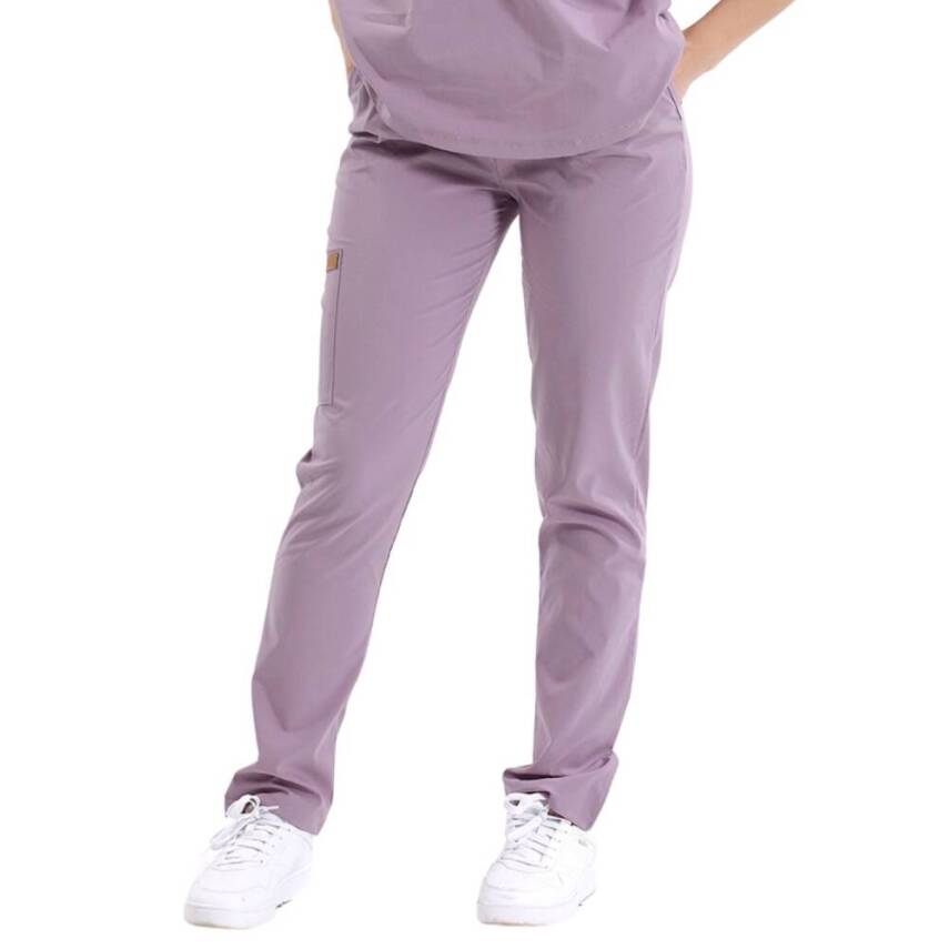 BRL SNAPS | TEK ALT Torba Cepli Doktor ve Hemşire Pantolon Lila - 2